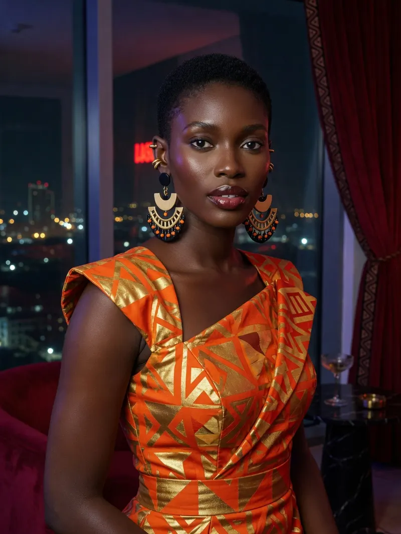 Portrait of Amara, Rouge Belles