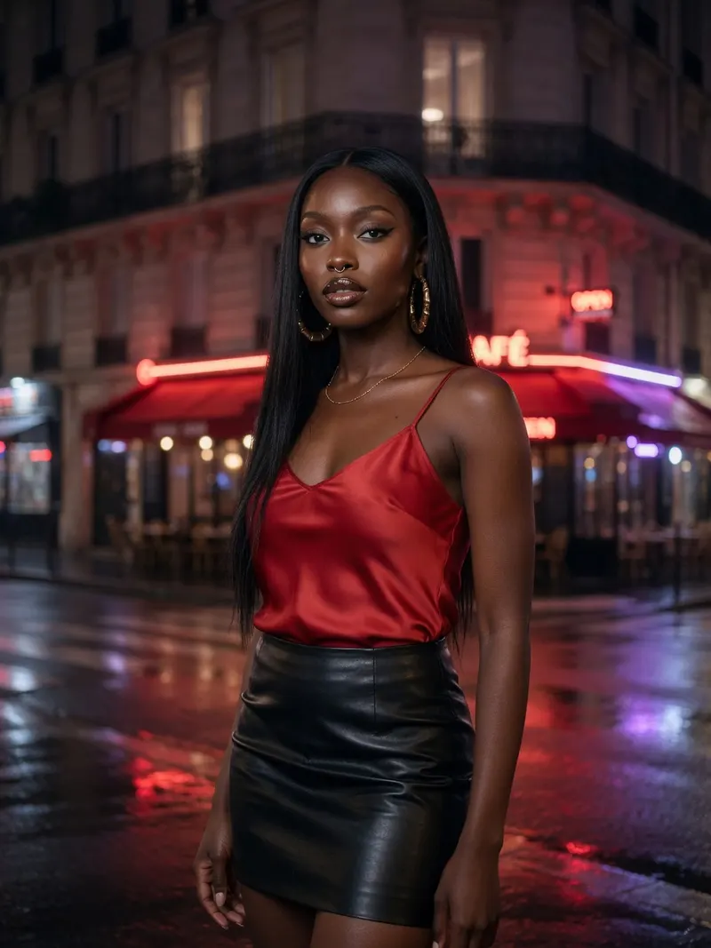 Portrait of Awa, Rouge Belles
