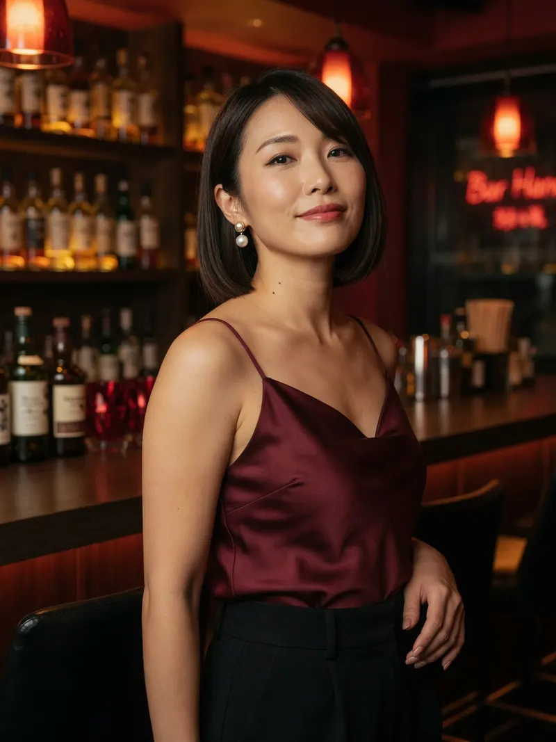 Portrait of Hana, Rouge Belles