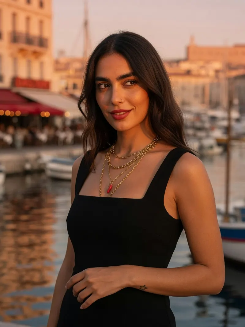Portrait of Inès, Rouge Belles
