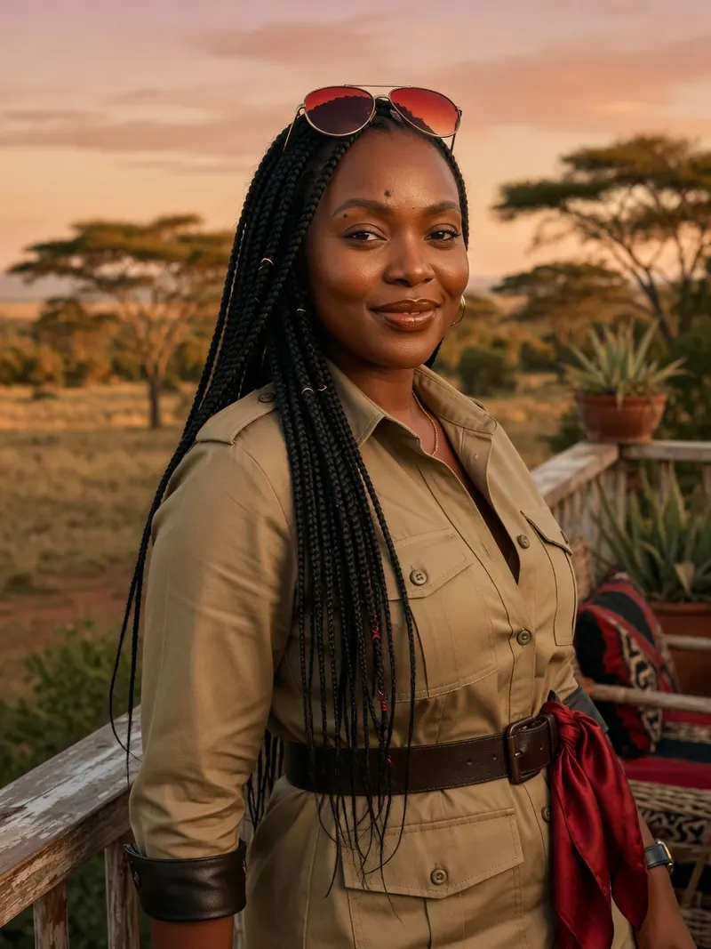 Portrait of Zuri, Rouge Belles